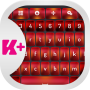 icon Keyboard Plus Red