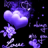 icon Purple Heart And Flower Live Wallpaper 4.0