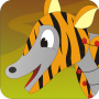 icon Donkey under Tiger SkinKids Story