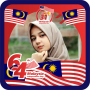 icon Bingkai Foto Hari Kemerdekaan Malaysia 31 Agt 2021