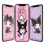 icon Kuromi and My Melody Wallpaper