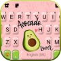 icon Avocado Lover Keyboard Background