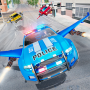 icon Flying Police Car Chase