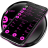 icon ExDialer FlatBlack Pink Theme 2.0