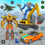 icon Excavator Robot Car Game-Dino