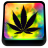 icon Colored Rasta Weed Keyboard 1.4