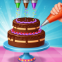 icon Christmas Doll Cooking Cakes