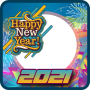 icon New Year Photo Frame 2021