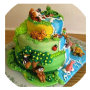 icon Happy Birthday Cake Designs
