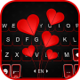 icon Red Valentine Heart Keyboard Background