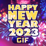 icon Happy New Year 2023 GIFs