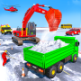 icon Snow Excavator City Rescue