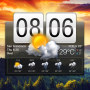 icon Flip Clock & Weather Widget