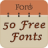 icon 50 Fonts for Samsung Galaxy 12 5.0