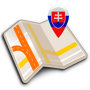 icon Map of Slovakia offline