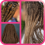 icon African Woman Braids Hairstyle