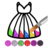 icon Glitter Dress Coloring 5.0