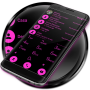 icon Dialer FlatBlack Pink Theme