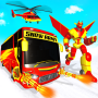 icon Snow Mountain Bus Robot Car Transform Robot Games