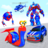 icon US Police Snail Robot Car Transform War Robot Game 1.0
